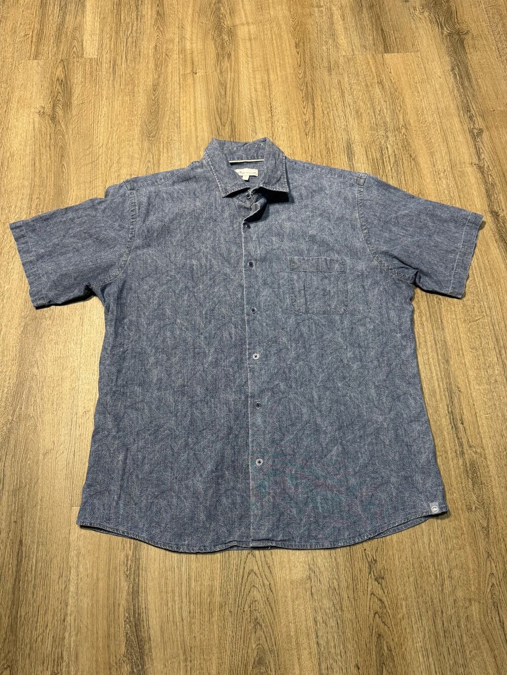 Petar Millar Men's Short-Sleeve Button Down Shirt